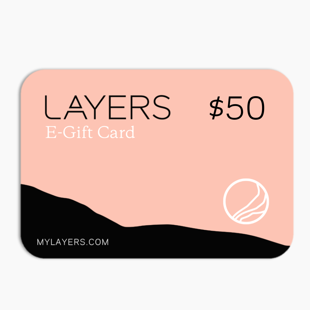 Layers e-gift card. $50 value
